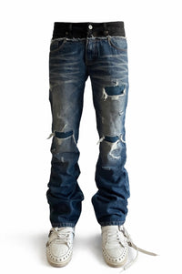Pain split denim (blue)
