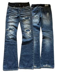 Pain split denim (blue)